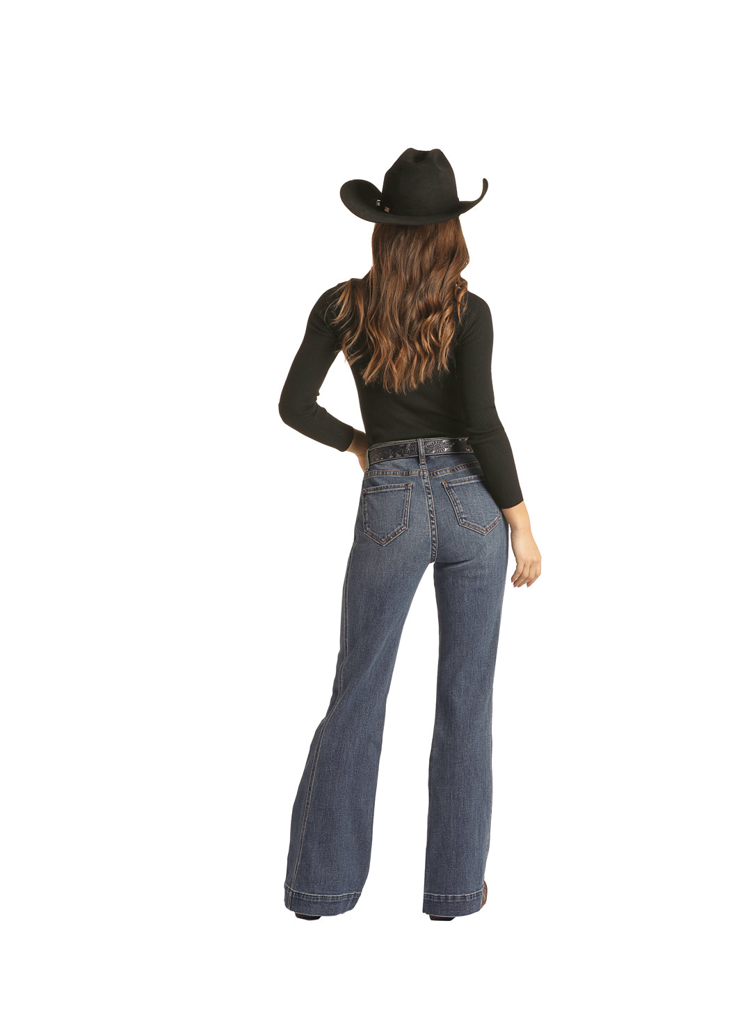 Panhandle Slim® Women's Mid-Rise Bell Bottom Denim Jeans