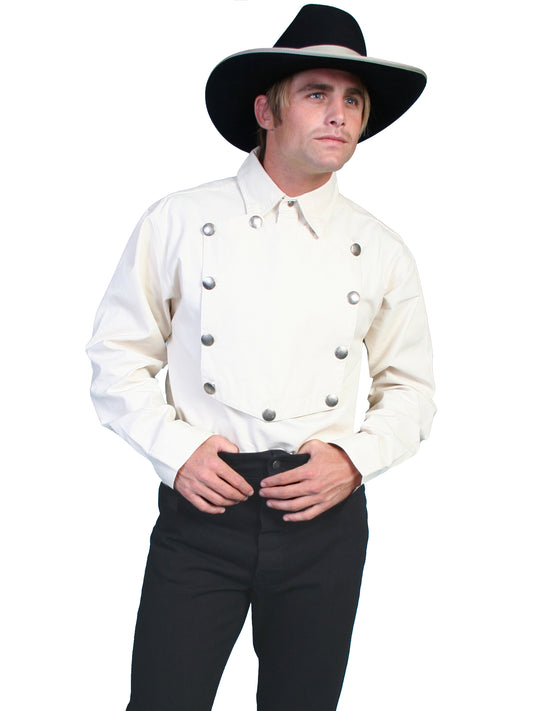 Scully® Men's Rangewear Cavalry Bib Old West Shirt