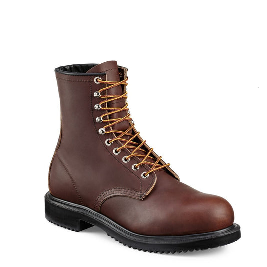 Red Wing® Men's 2233 SuperSole® 8 Inch Safety Toe Lace-Up Work Boots