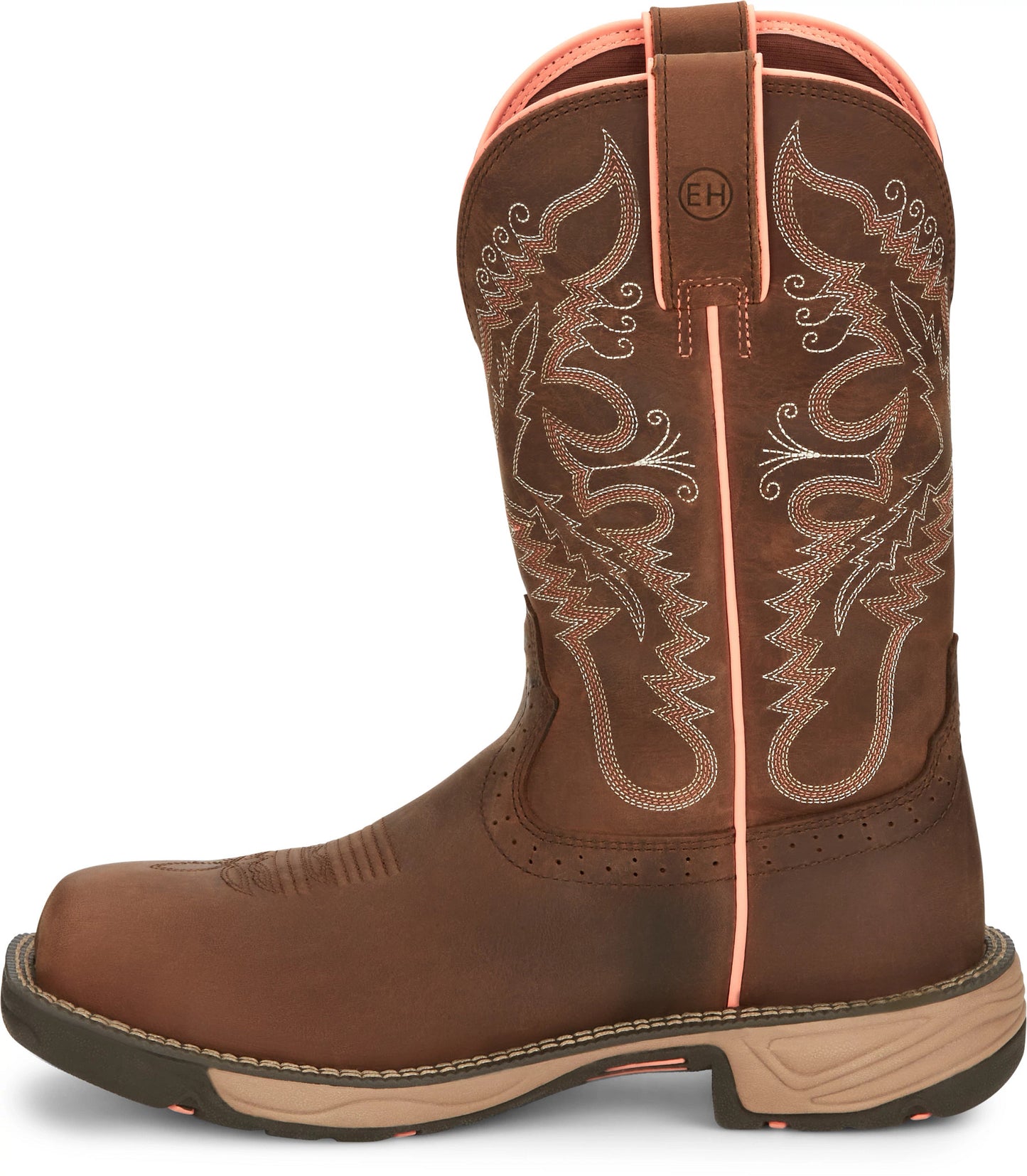 Justin® Women's Rush Square Composite Toe Western Work Boot