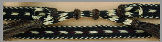 M&F Western® Twister Braided Horse Hair Hat Band