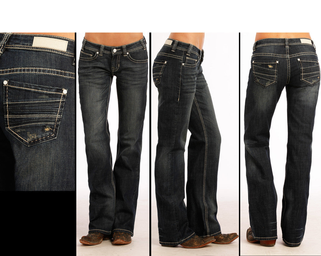 Panhandle Slim Women's Boyfriend Denim Jeans