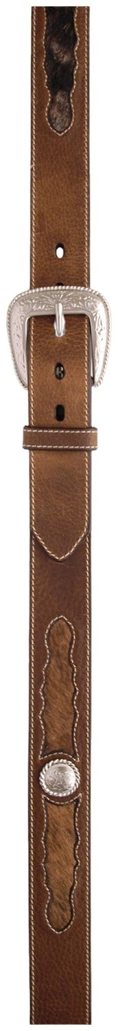 3-D® Men's Cowhide Inlay Leather Western Belt