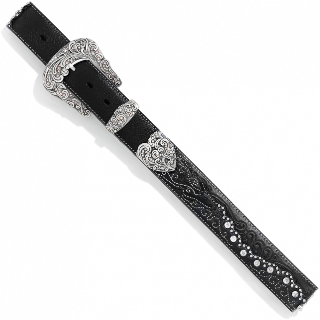 Brighton® Women's Kailyn Crystal Rhinestone Leather Western Belt