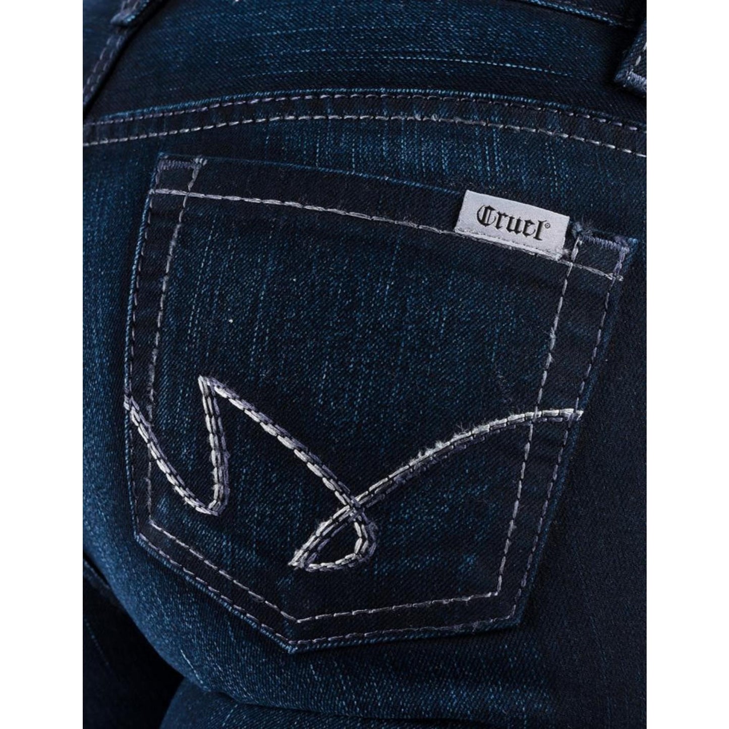 Cruel Girl® Women's Hannah Dark Indigo Stretch Denim Jeans