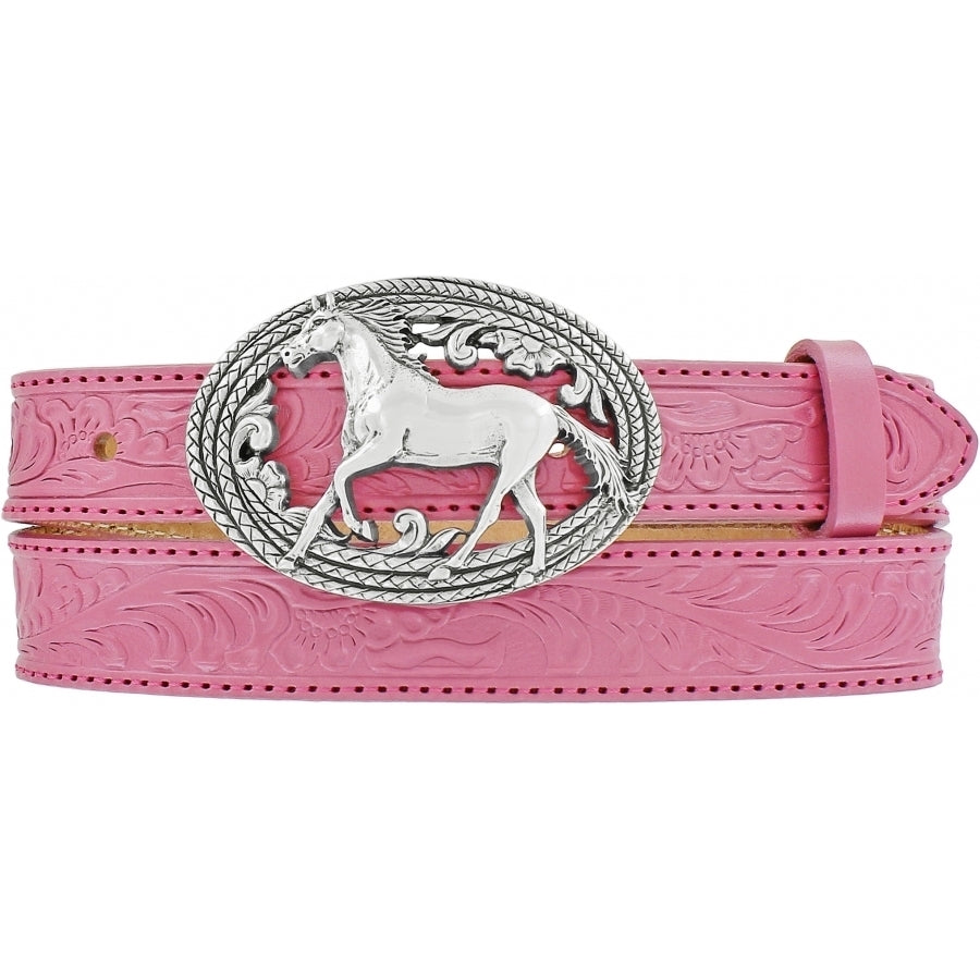 Tony Lama® Girl's Little Beauty Tooled Leather Western Belt