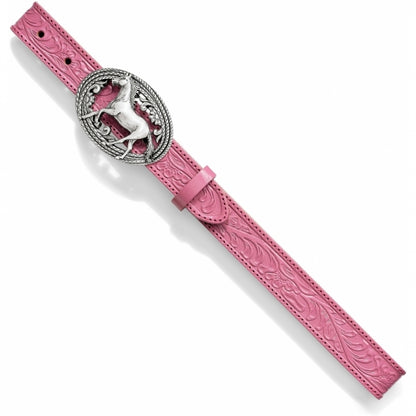 Tony Lama® Girl's Little Beauty Tooled Leather Western Belt