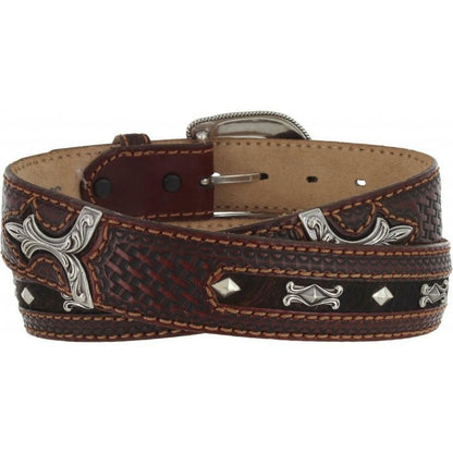 Tony Lama® Men's Diamond River Leather Belt