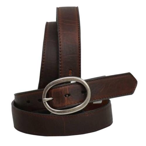Angel Ranch® Distressed Brown Leather Western Belt