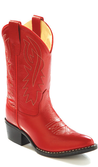 Jama Old West® Youth Lil' Red Cowboy Boots